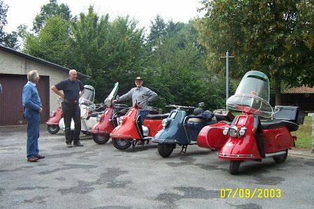 Treffen mit den Heinkelfreunden aus Osnabrück