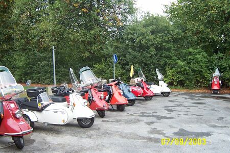Treffen mit den Heinkelfreunden aus Osnabrück