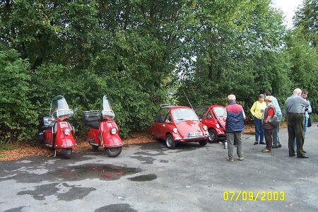 Treffen mit den Heinkelfreunden aus Osnabrück